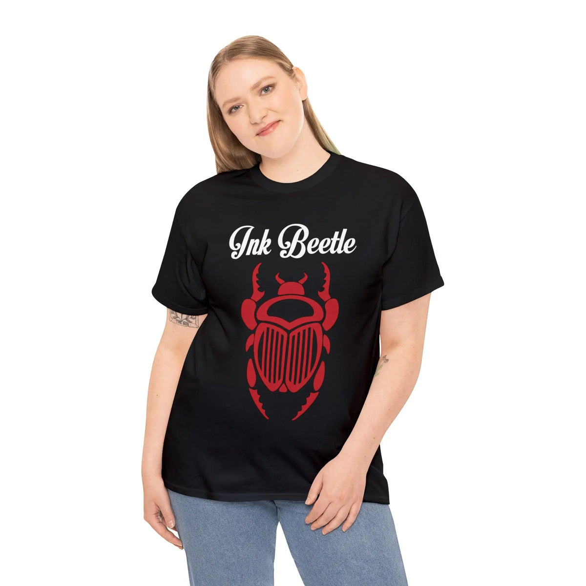 Ink Beetle Unisex Heavy Cotton Tee - Ink Beetle 