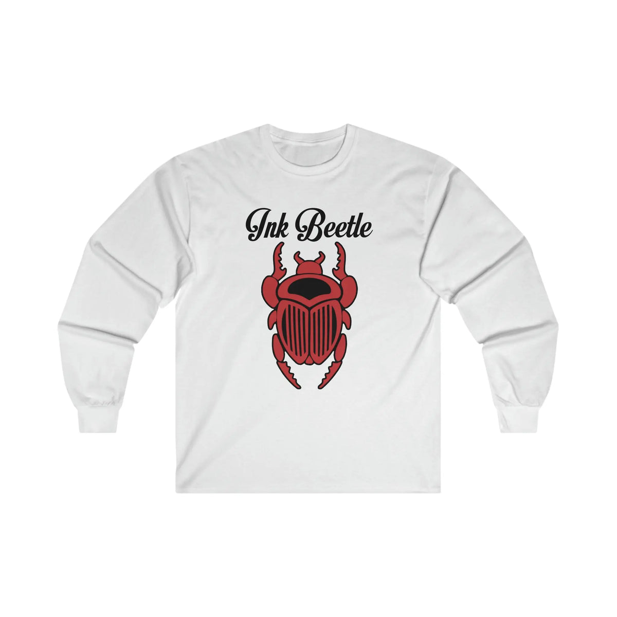 Ultra Cotton Long Sleeve Tee - Ink Beetle 