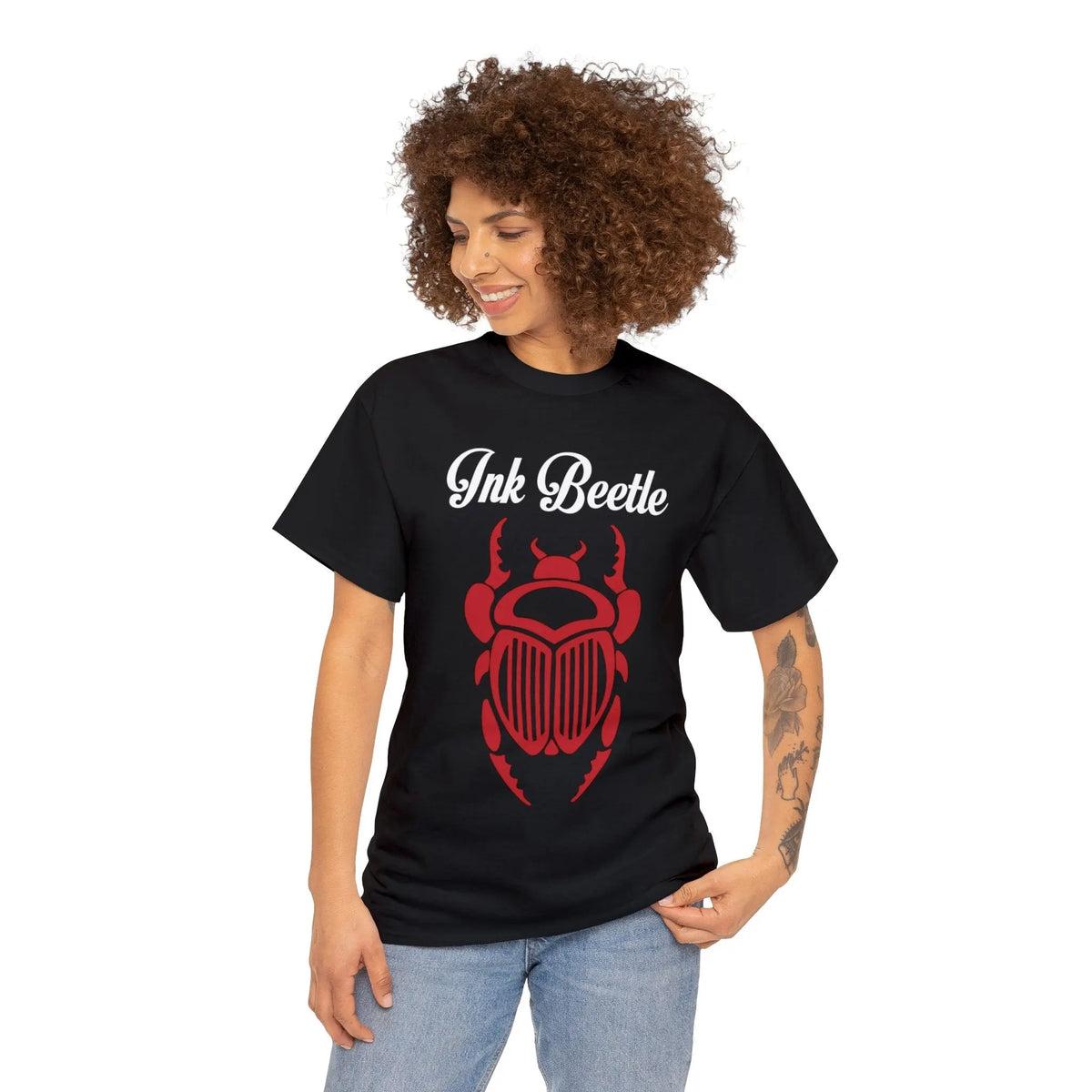 Ink Beetle Unisex Heavy Cotton Tee - Ink Beetle 