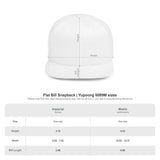 Flat Bill Snapback Hat — 