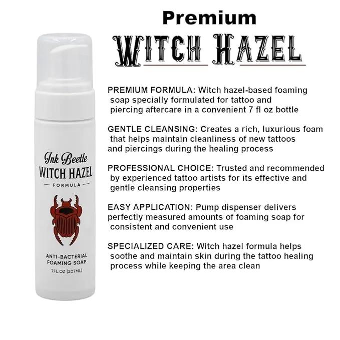 Ink Beetle Witch Hazel Foaming Soap-7OZ Ink Beetle