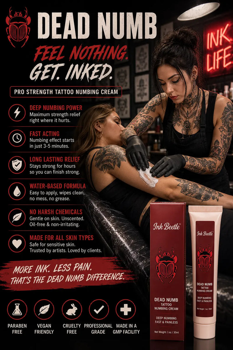 Tattoo Numbing Cream Ink Beetle