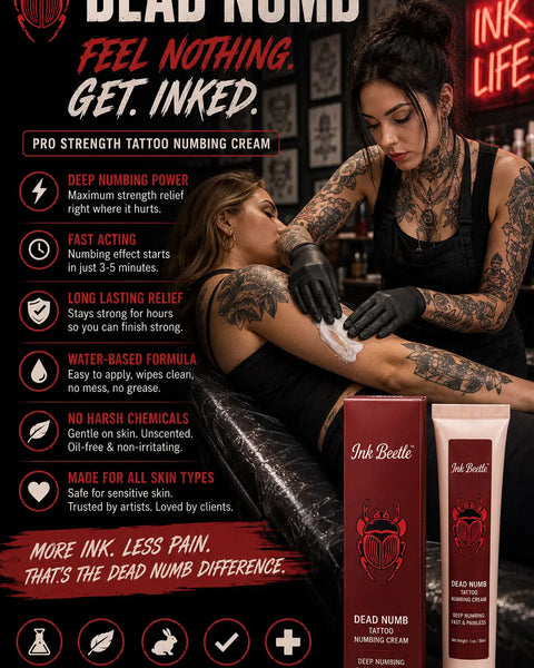 Tattoo Numbing Cream Ink Beetle