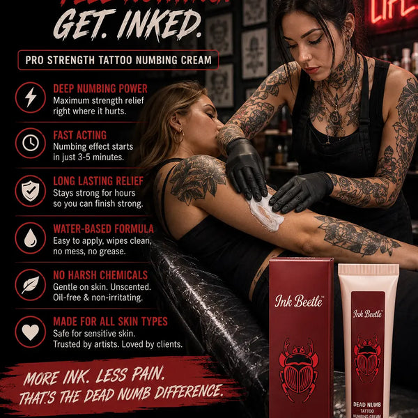 Tattoo Numbing Cream Ink Beetle